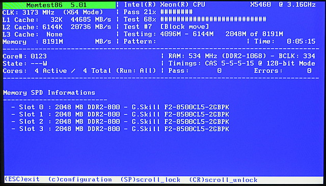 memtest freeze